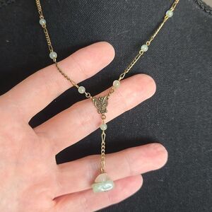 Francie USA Gold Toned Figaro And Gemstones